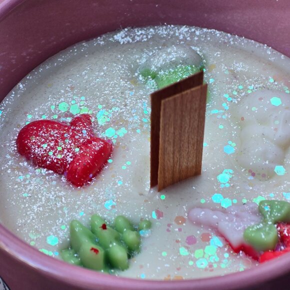 Holiday Candle ✦ Apple Cinnamon ✦ Soy Wax in Oversized Jack Skellington Mug NWT - Picture 6 of 6